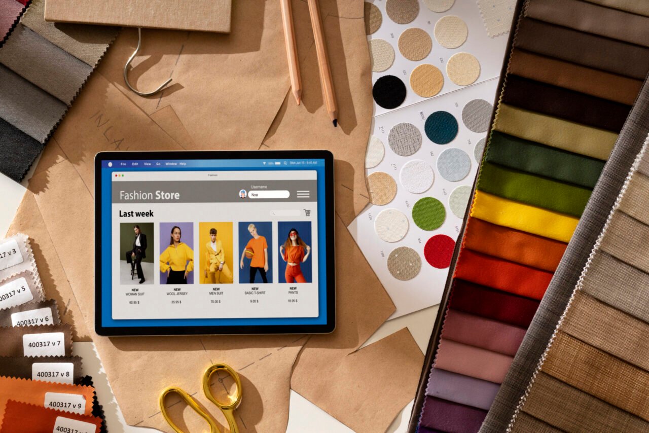 still life fashion designer s office